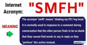What Does SMFH Stand For?