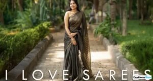 Saree Captions in Marathi + English (Mixed Style)